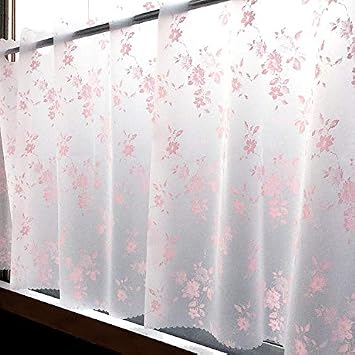 Amazon 防水 遮像 おしゃれな お風呂 カフェカーテン 幅 140cm 丈