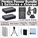 2 D-LI109 Batteries, AC/DC Turbo Charger with Travel Adapter and an eCostConnection Complete Kit for Pentax K-S2 K500 K-50 K-30 K-r DSLR Camera