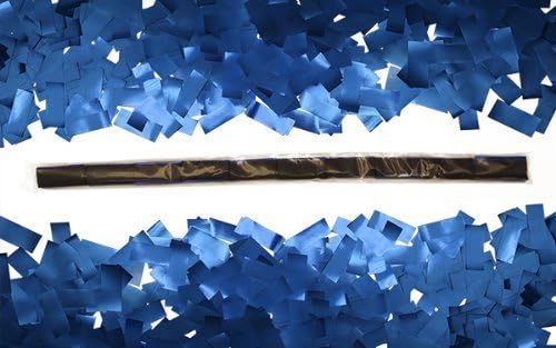 Blue Metallic Confetti Sleeve