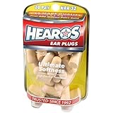 Hearos Ultimate Softness Series Foam Earplugs, 20-Pair