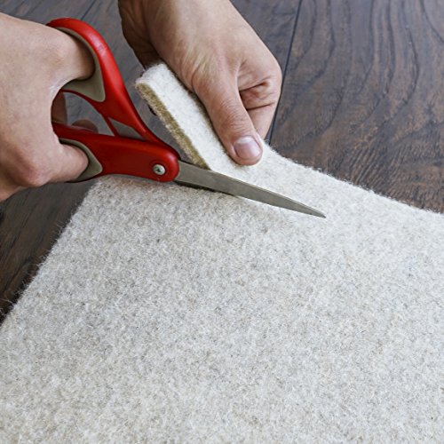 Rug Pad USA, 1/2" Thickness, 8'x8', Eco Plush Felt Rug Pads Preserve