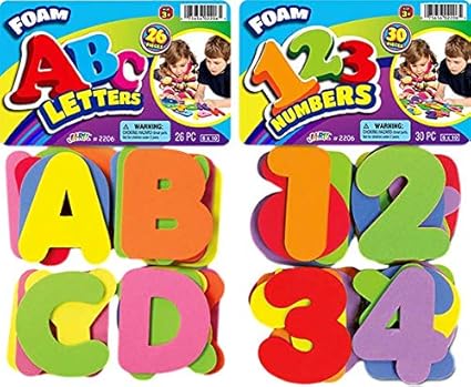 abc foam letters