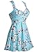 high elastic swimsuit bra sized pure colour swimwear for adult women one piece elasticity swimsuits print flower,Medium Aquamarine Floral,Medium / 6-8