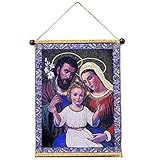 Wall Tapestry Holy Family Saint Joseph Virgin Mary