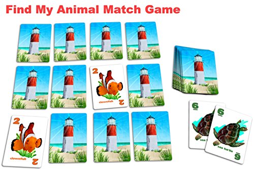 GO FISH Untamed Oceans 3-in-1 Card Game (GO FISH, Old Maid, and War)