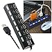7-Port USB 2.0 Hub High Speed ON/Off Sharing Switch for PC Laptop (689421)