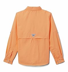 Columbia Boys' Big Bahama Long Sleeve Shirt, Bright