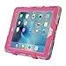 Ipad Air Case,aceguarder Ipad Air Case Cover *New* [Kidproof ] [Rainproof] [Dustproof] [ Shockproof] [ Anti-wrestling] Multiple Protection Silicone Plastic Standing Case for Ipad Air 5 Designed for Outdoor and Travel Gifts (Carabiner)+(whistle)+(capacitor
