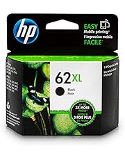 Original HP 62XL Black High-yield Ink | Works with HP ENVY 5540, 5640, 5660, 7640 Series, HP OfficeJet 5740, 8040 Series, HP OfficeJet Mobile 200, 250 Series | Eligible for Instant Ink | C2P05AN