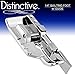 Distinctive 1-4 (Quarter Inch) Quilting Sewing Machine Presser Foot with Edge Guide - Fits All Low Shank Snap-On Singer*, Brother, Babylock, Janome, Kenmore, White, Juki, Simplicity, Elna and More!