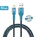LAX iPhone Charger Lightning Cable - MFi Certified Durable Braided Apple Lightning USB Cord for iPhone 11/11 Pro Max/XS Max/X/iPad, iPod & More