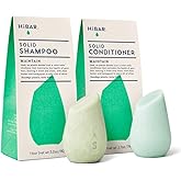 HiBAR - Maintain Shampoo & Conditioner Set - For Well-Balanced Hair - Cleanse & Nourish - Honey, Shea Butter, Coconut Oil & Vitamin B5 - Plastic, Soap, Paraben & Sulfate-Free -Color Safe -2 Solid Bars