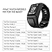 NotoCity Silicone Watch Band Replacement for Spark/Spark 3/Golfer 2/Adventurer/Runner 2/3 Smartwatch for man women(Black)