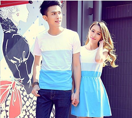 Amazon Co Jp ペアtシャツ カップル ペアルック tシャツ ご夫婦 カップルお揃いで ペアtシャツ 襟付き ワンピース ショート丈 対比色 服 ファッション小物 Amazon Co Jp ペアtシャツ カップル ペアルック tシャツ ご夫婦 カップルお揃いで ペアtシャツ 襟付き ワンピース ショート丈 対比色 服 ファッション小物