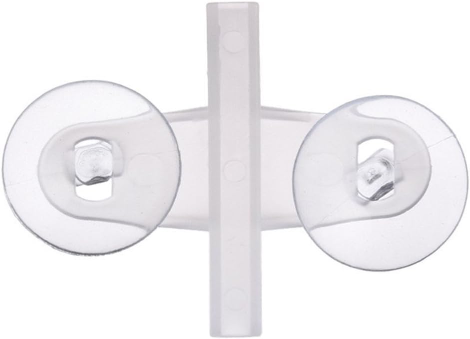 10xToruiwa Suction Cup Fish Tank Divider Sheet Holder Divider Suction Cup for Aquarium Fish Tank (White)