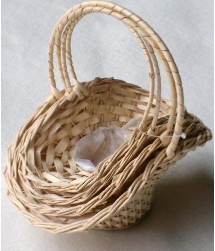 The Natural Look Wedding, Bridesmaid, Flowergirl’s Posy Basket-Size1.(Small) Pack of 2