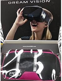 tzumi Dream Vision Pro Realidad Virtual Smartphone Auriculares con micrófono., Rosado
