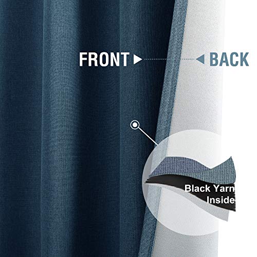 image for jinchan Room Darkening Window Curtain Panels for Bedroom Curtains for 
