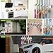 LETMY Broom Holder Wall Mounted - Mop and Broom Holder - Garage Storage Rack&Garden Tool Organizer - 5 Position 6 Hooks for Home, Kitchen, Garden, Tools, Garage Organizing