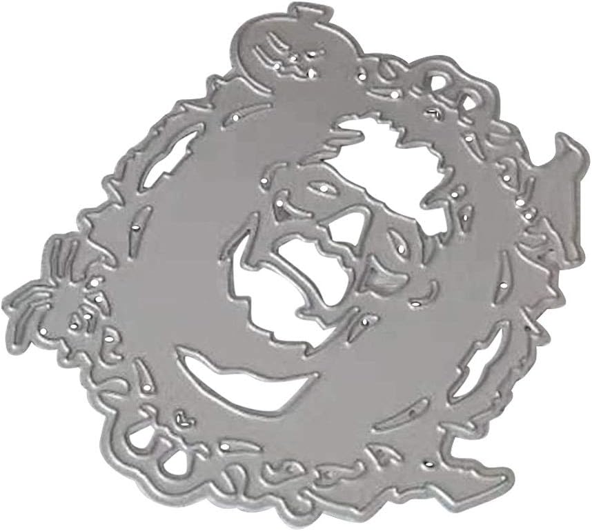 Zripool Halloween Vampire Frame Metal Cutting Dies Stencil for DIY Scrapbooking Card Making Stamp