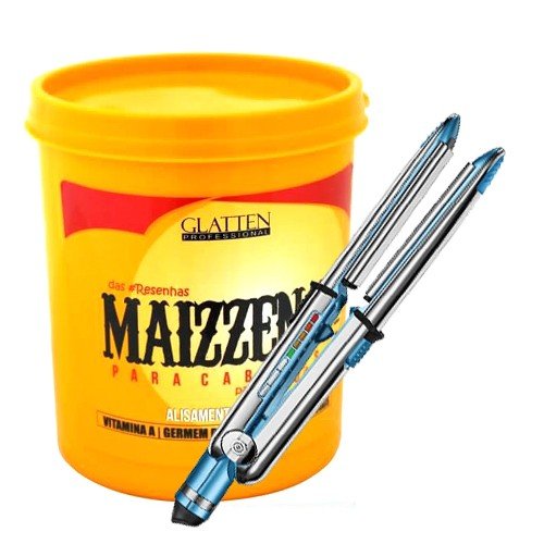 Prancha Nano Titanium Optima Baby LiLi + Hidratação Maizzena