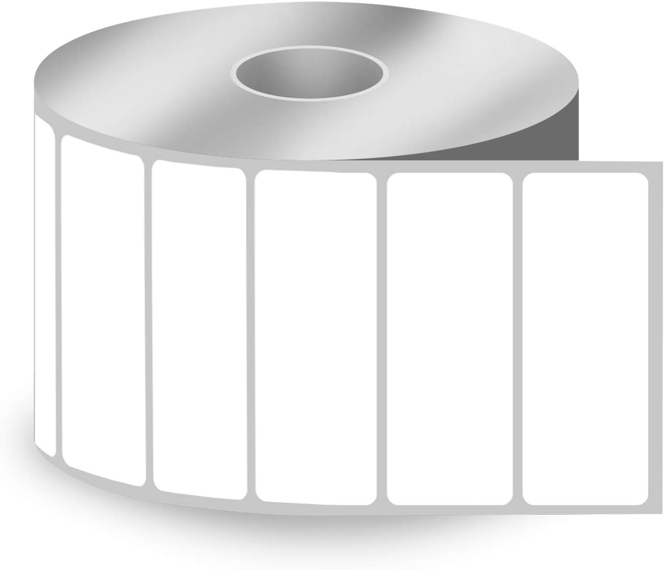 BETCKEY - 2.625" x 1" File Folder & Address Labels Compatible with Zebra & Rollo Label Printer, Premium Adhesive & Perforated[10 Rolls, 20000 Labels] : Office Products