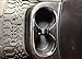Camoo Chrome ABS Inner Rear Water Cup Holder Trim for Jeep wrangler JK & Unlimited 2/4 door 2007-2016