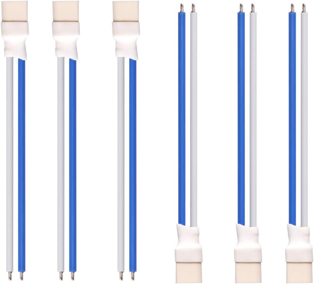 BETAFPV 6pcs BT2.0 Connecoter 55mm 22AWG FPV Male Cable for for FPV 1S TinyWhoop Drone Blade Inductrix, Blue