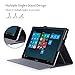 ProCase Galaxy TabPro S Case, Leather Stand Folio Case Cover for Samsung Galaxy TabPro S 12 Inch 2-in-1 Tablet, Compatible with Samsung Keyboard (Black)