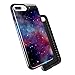 Speck Products Presidio Inked Cell Phone Case for iPhone 7 Plus- Milky Way Black Glossy/Black