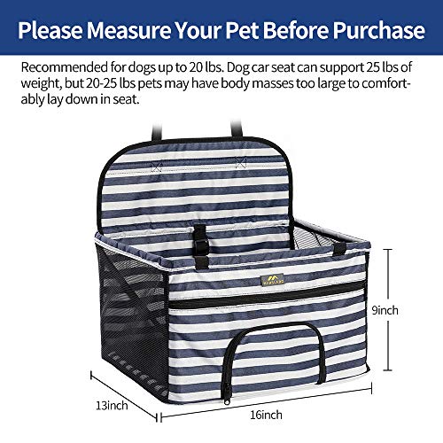 MARSLABO DogCarBoosterSeat Upgrade Metal Frame Construction with