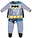 Batman Onesie Footed Pajamas With Cape Sizes 2T-8