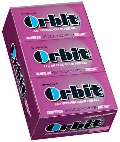 Orbit Sugar Free Gum 12 ea, Bubblemint by Orbit