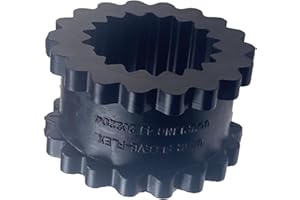 KBZ 8JE Coupling Sleeve Elastomer 8J for S-Flex Sure Flex Gear Sleeve Solid Design, 5.06" OD, 2.5" Elastomer Length, 1135 in-lbs Nominal Torque