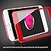 Red Screen Protector for iPhone 7 Plus, Anskp Soft Edge Tempered Glass Screen Protector Full Coverage for iPhone 7 Plus