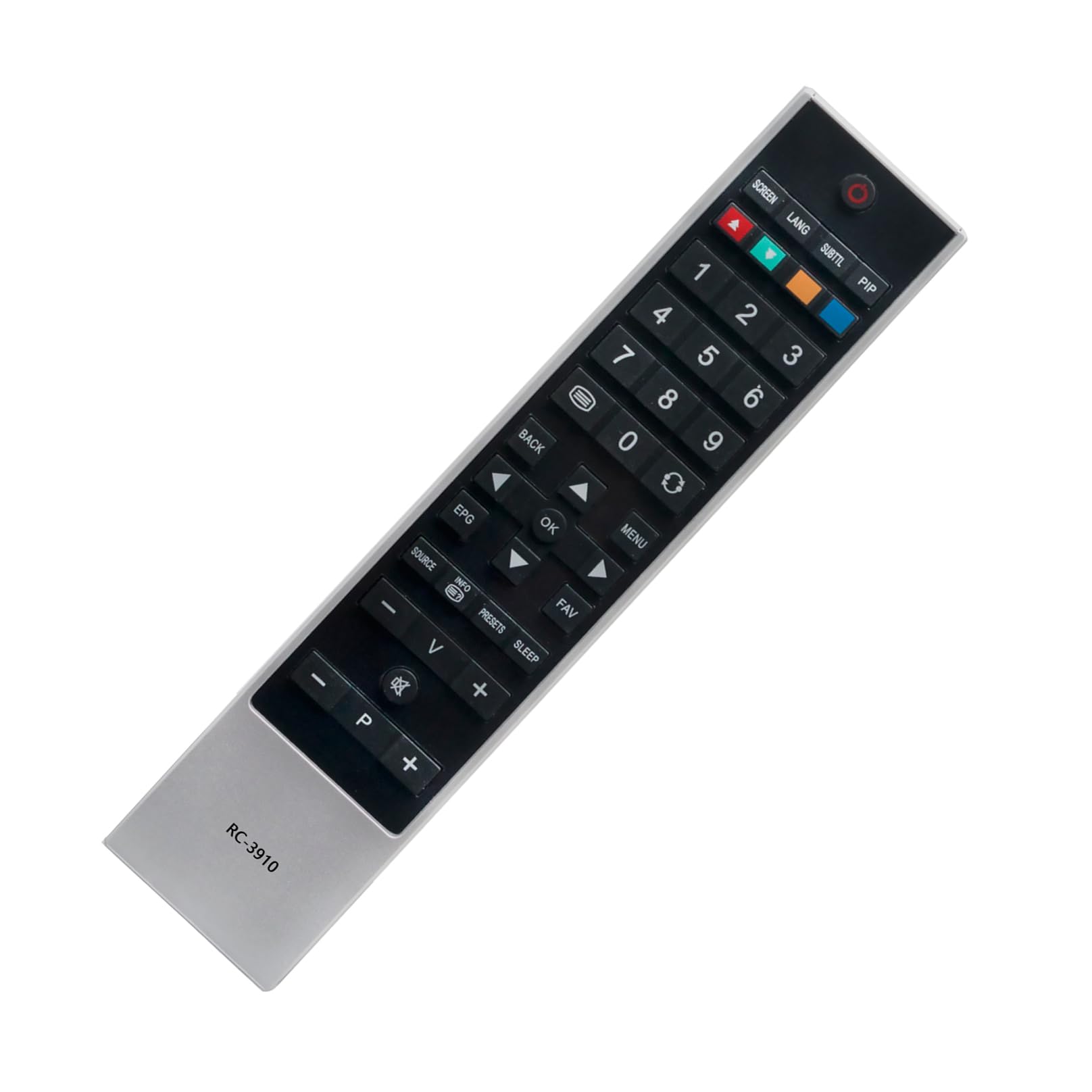 VINABTY RC-3910 Replaced Remote Control fit for Toshiba Freeview Smart LED LCD TV remote control RC3910 22BV501B 19BV501B 40BV712B 40BL702 32BV700B 32BV701B 40KV700B 32BL502B