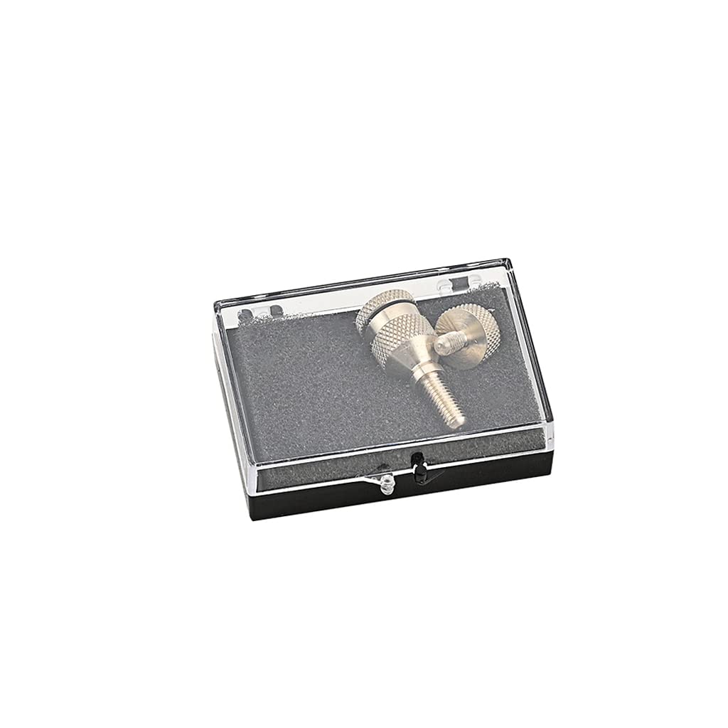 Alnicov Copper-Nickel Saxophone Neck Tightening Screws Sax Curved Neck Fixed Screw for Alto Tenor Soprano Saxophone Repair Parts - Thread Diameter 5mm