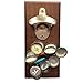 YaeKoo Magnetic Bottle Opener - Cap Catcher, Wall-Mounted, Refrigerator Magnet