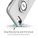 ICONFLANG iPhone 8 Case,iPhone 7 Case,iPhone SE 2nd Generation Case, 360 Degree Rotating Ring Kickstand Shockproof Impact Protection Function Can Work with Magnetic Car Mount case 2018 – White Grey