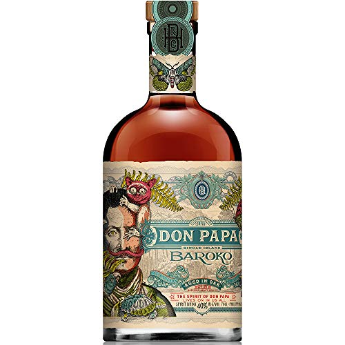 Don Papa Baroko | Premium Spirituose auf Rumbasis | Exotischer Geschmack | Aus "Black Gold" Melasse gebrannt | 40% Vol. | 700ML – Bild 4