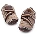 Lidiano Toddler Baby Sewing Sting-Proof Non-Slip Rubber Sole First Walker Sneakers (13-18 Months, Brown)