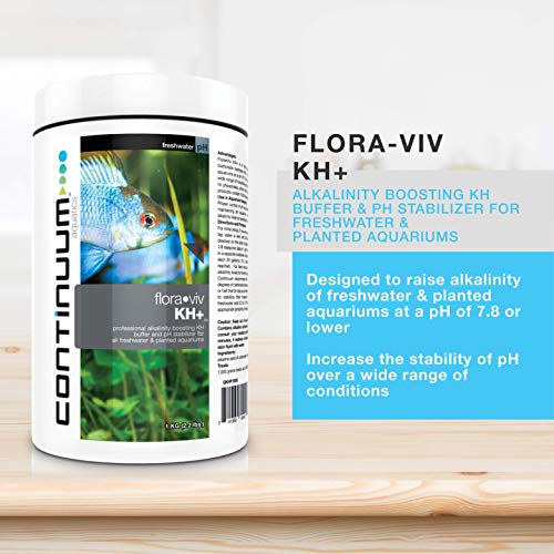 CONTINUUM AQUATICS FLORA VIV KH+ ALKALINITY BOOSTER & PH STABILIZER FOR FRESHWATER AQUARIUMS, 250G, QKHP250