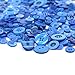 Rustark 650Pcs Resin Buttons Favorite Findings Basic Buttons 2 and 4 Holes Craft Buttons for Arts, DIY Crafts, Decoration, Sewing - Sizes Range from 0.28 to 1.18 Inch (Blue)