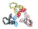 CINRA Hair Ties Rabbit Bunny Ear, 20 Pake Bowknot Hair Scrunchies Bands for Women Cute Hair Ties Elastic Bands Adorable Bow Ropes Ponytail Holder Color Randomly Holiday Gift for Ladies and Girls