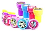 Mattel Monster High Self-Inking Stamps / Stampers Party Favors (10 Counts)