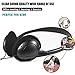 Kids Headphones Bulk 10 Pack for School Students Children Teen Boys Girls, HONGZAN Wholesale Disposable Headphones Classroom Earphones(Black)thumb 1