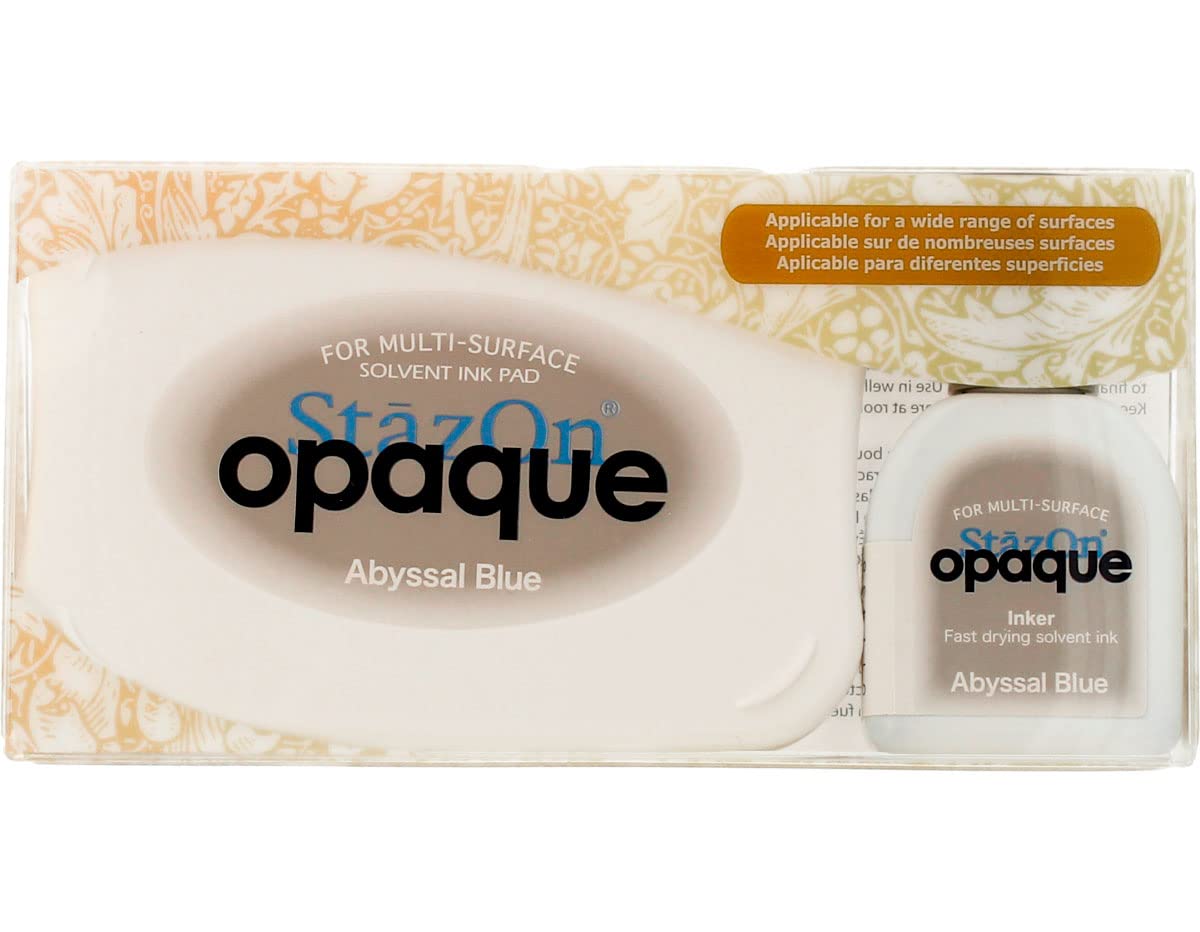 Tsukineko Stazon Abyssal Ink Pad, Blue