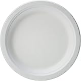 Amazon Basics Compostable Plates, 7-Inches, 125 Count