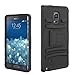 Note Edge Case, HengTech (TM) [Heavy Duty] Armor Holster Defender Full Body Protective Hybrid Case Cover with Kickstand & Belt Swivel Clip for Samsung Galaxy Note Edge (Black)