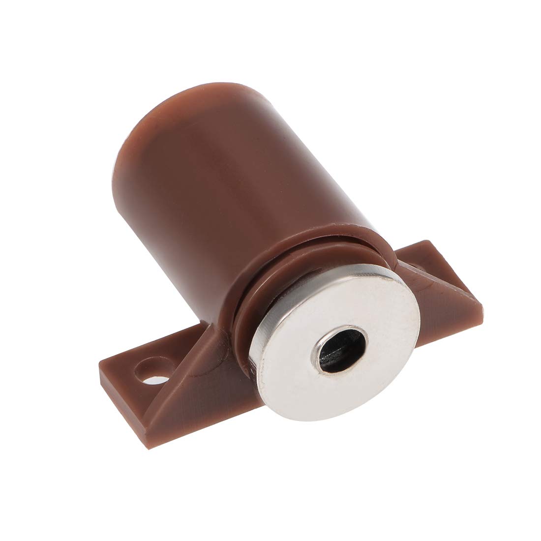 sourcing map Cabinet Door Magnetic Latch Catch for Bathroom Kitchen Cupboard Brown